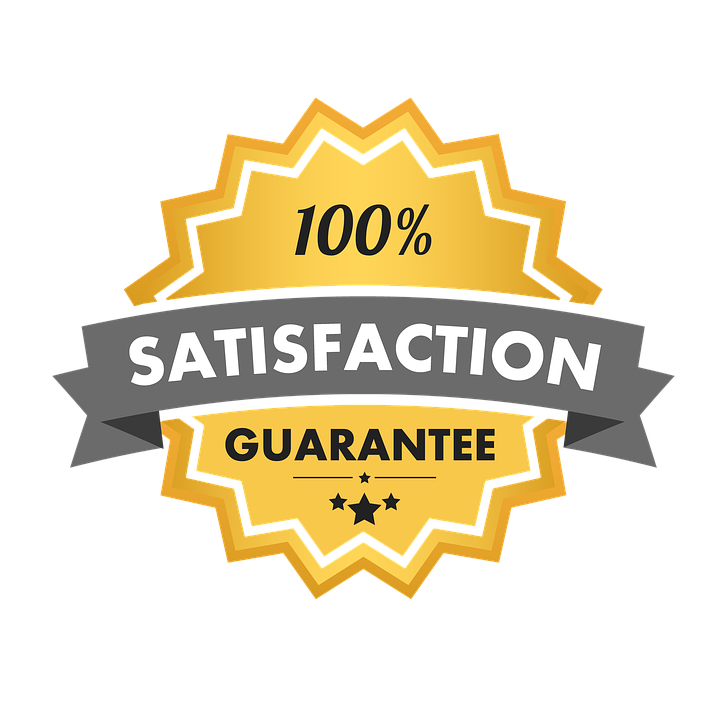 100 Satisfaction guarantee!